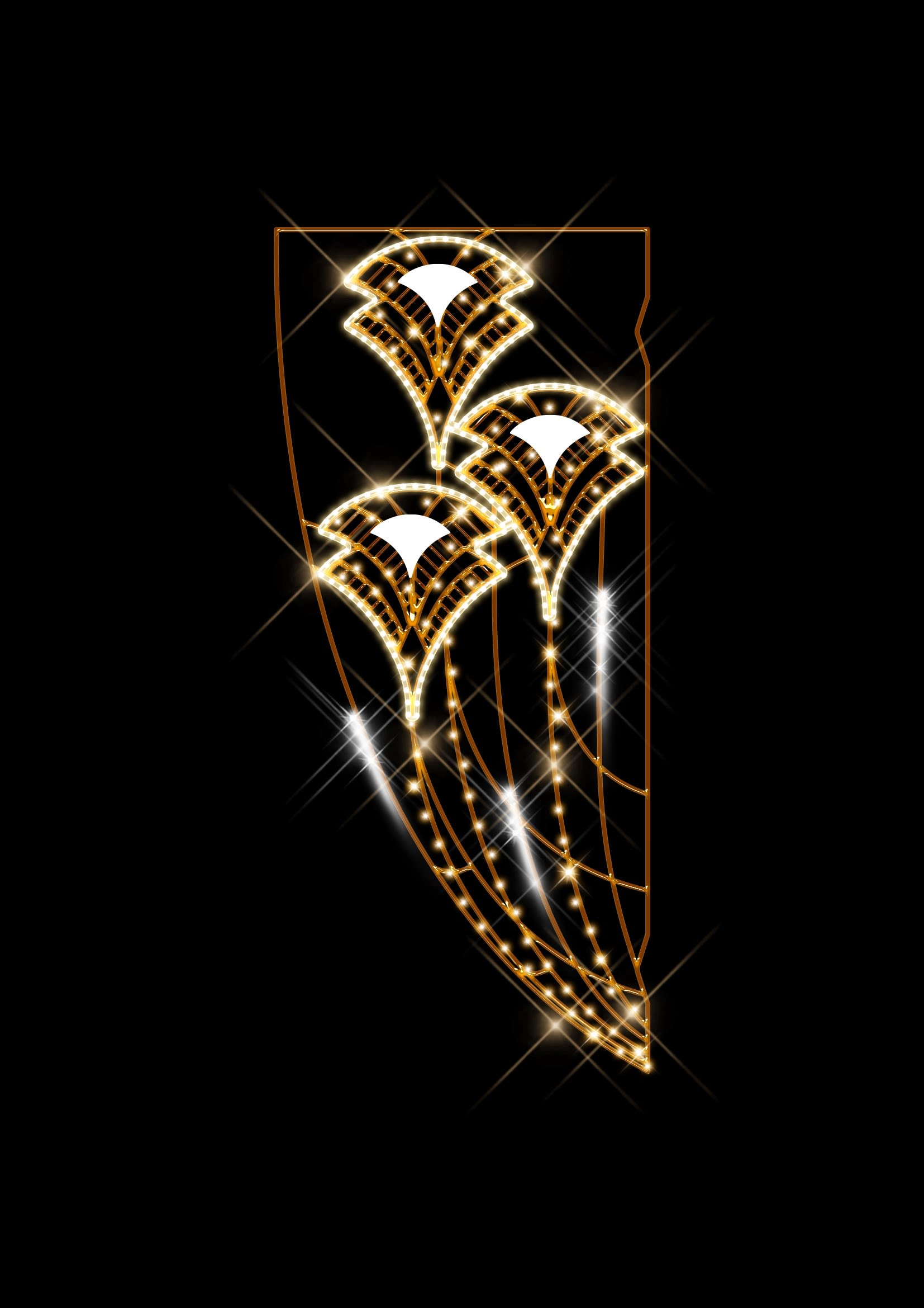 Blachere - POTEAU ARTY 03 BLANC CHAUD