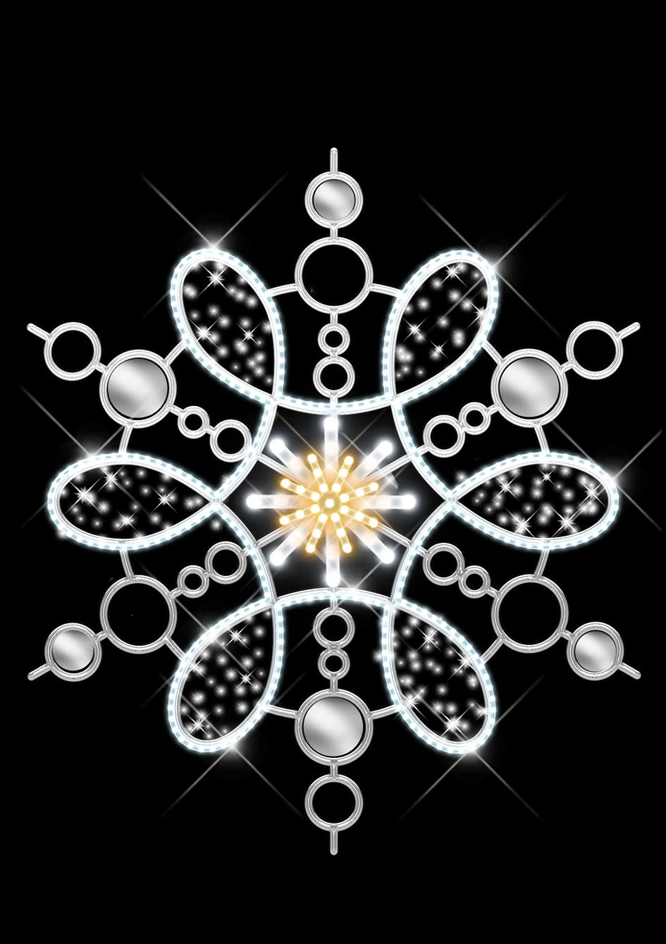 Blachere - GRAND FLOCON CRISTAL BLANC PUR