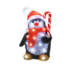 Blachere - Motif acrylique PINGOUIN 3,5V - 30 LED blanc pur