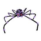 Blachere - 1 guirl de 3 chapeaux, 1 araignée, 1 toile d'araignée en LED