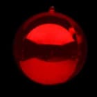 Blachere - Boules de décoration-ø 250mm-rouge usage intérieur seulement-lot de 2