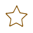 Blachere - MOTIF ETOILE 2D - 20cm x 19cm