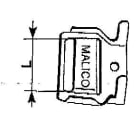 Blachere - Agrafes pour feuillard de 10mm lot de 100