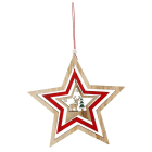 Blachere - eTOILE a SUSPENDRE - dia. 17cm - bois - usage interieur