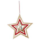 Blachere - eTOILE a SUSPENDRE - dia. 25,5cm - bois - usage interieur