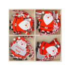 Blachere - LOT 12 PeRE NOiL a SUSPENDRE H:7cm (4 design different) usage interieur