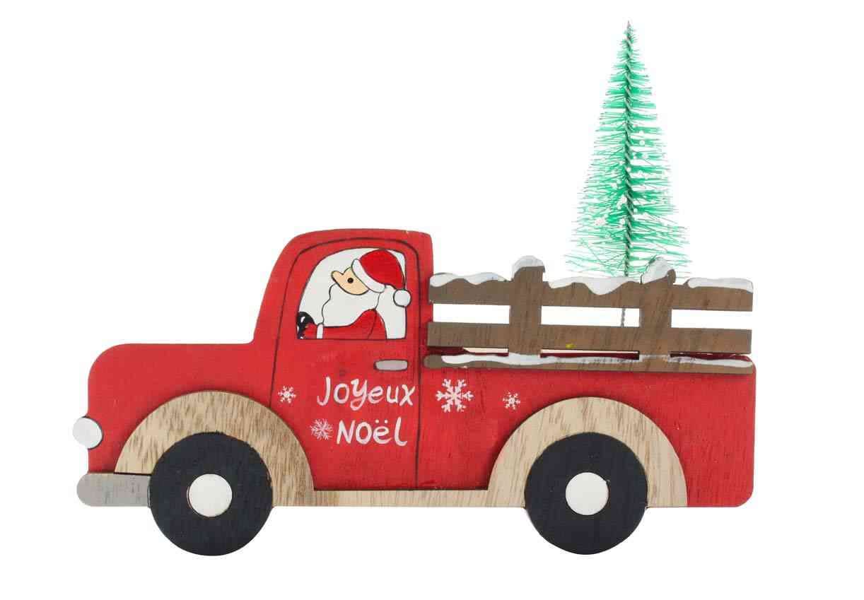 Blachere - PeRE NOiL SAPIN LIVRAISON A POSeR L18cm x I2cm x H15cm - bois - usage interieur