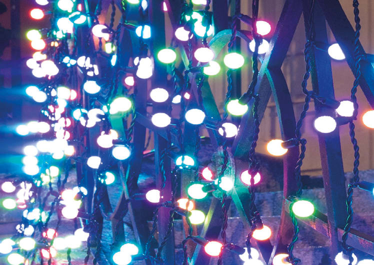 Blachere - Rideau JOYLIGHT Cherrylight® led RGB-230 300 RGB milky balls ø25mm- 2x3m