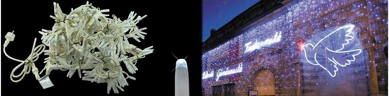 Blachere - JOYLIGHT led SlowGlow-230V-2x1,5m 120 led BLCpur avec effet SlowGlow