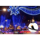 Blachere - Guirlande led RGB pilotable-5V 25pixels-3,75m-câble pvc noir-usage extérieur