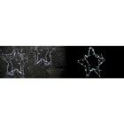 Blachere - Suspension Etoile H:60cm -41 led blanc pur+4 led flash blanc pur
