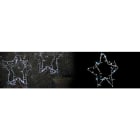Blachere - Suspension Etoile H:60cm -41 led blanc pur+4 led flash blanc pur