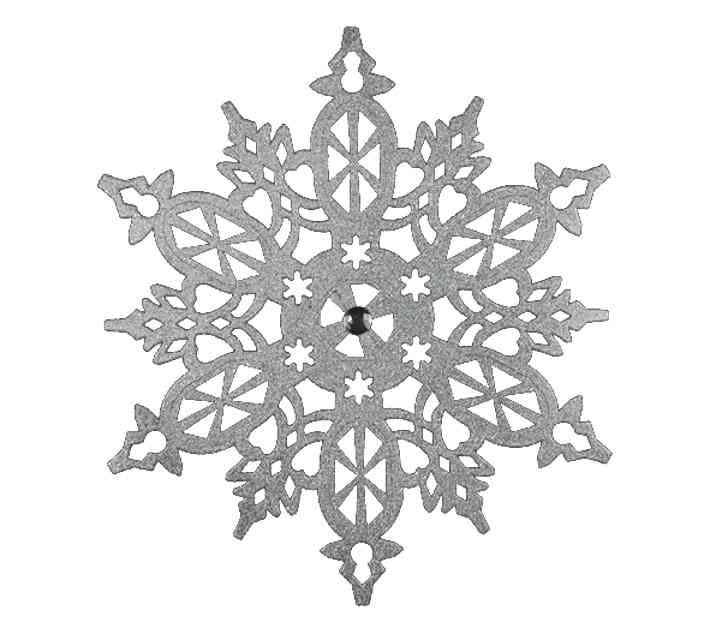 Blachere - 9 flocons pailletes rigides D30cm