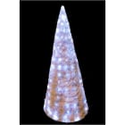 Blachere - SAPIN CONIQUE BLANC- H:1,40M Ø:60CM En deux parties