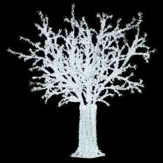 Blachere - ARBRE GEANT EN 3D -Led Blc Pur