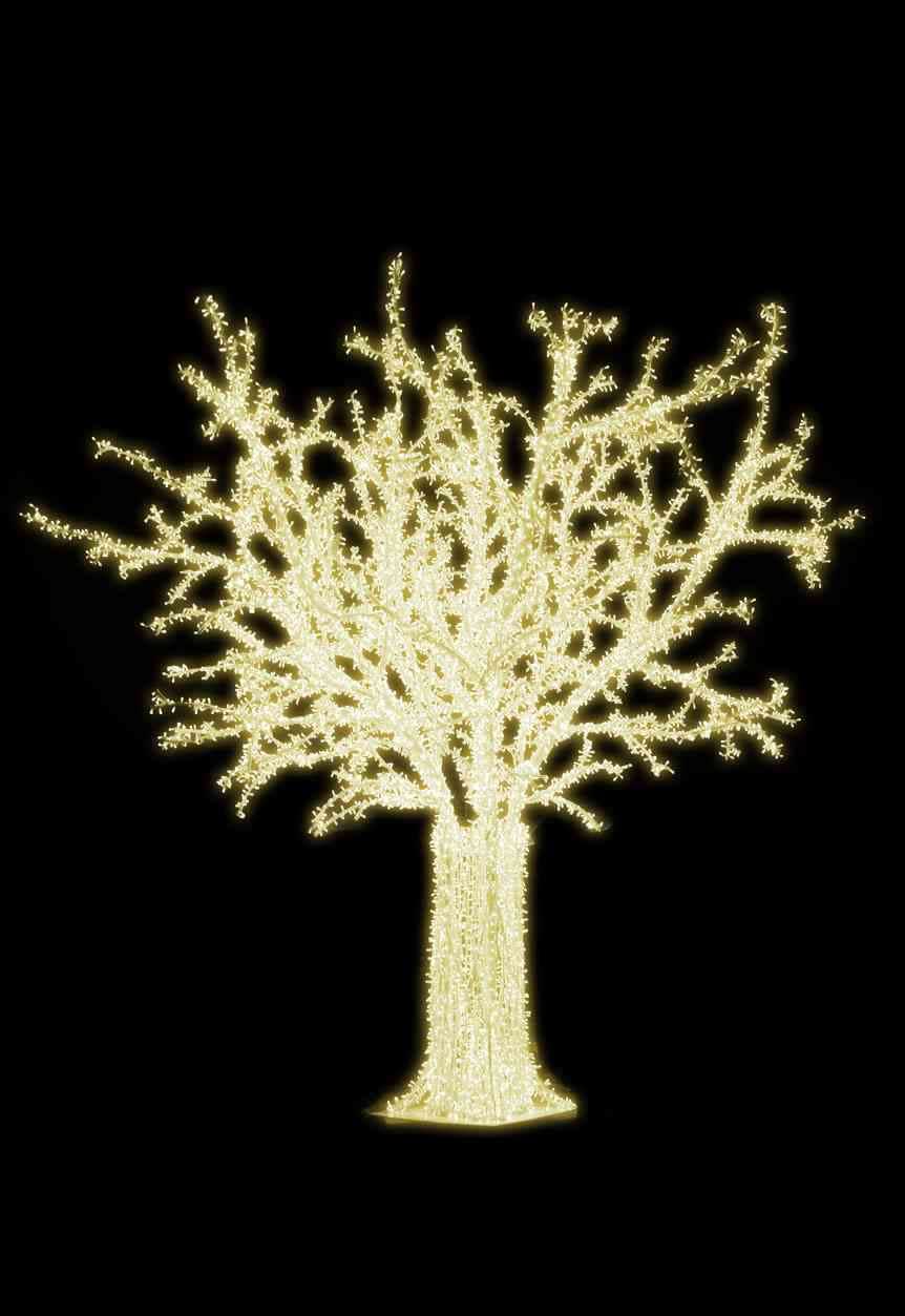 Blachere - ARBRE GEANT EN 3D Led blc Chd