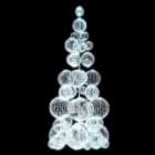 Blachere - SAPIN SPHERES 3D MM LED blcpur