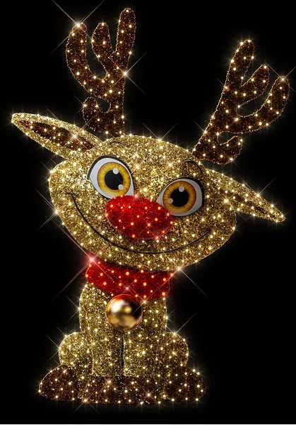 Blachere - Décor ELIOTT RENNE BLANC CHAUD LED 3D