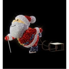 Blachere - Décor WIZZ SANTA PÈRE NOEL SKATING ROUGE LED 3D
