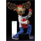 Blachere - Décor JOHNNY RENNE GUITARISTE BLANC CHAUD LED ANIMEE