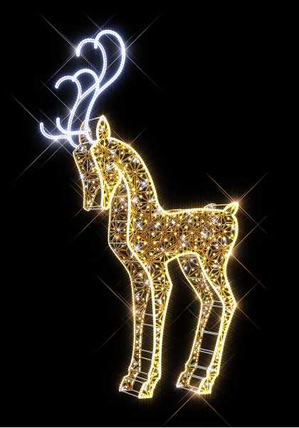 Blachere - Décor JOSÉ BICHE BLANC CHAUD RECYPRINT LED 3D