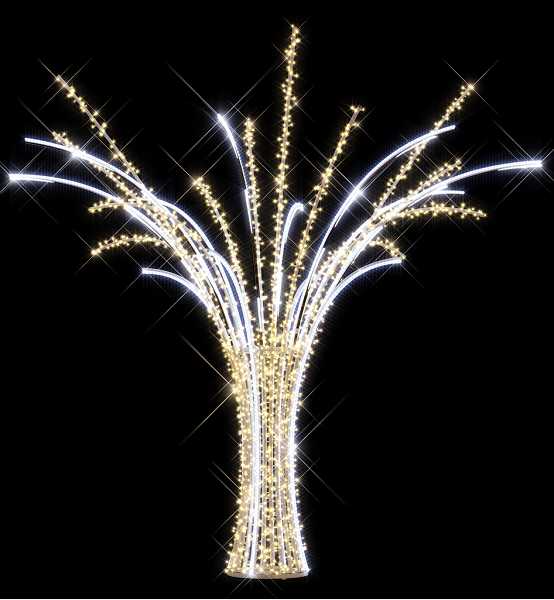 Blachere - Décor LINA 24 branches2 troncs1 socle2 fixations poteaux