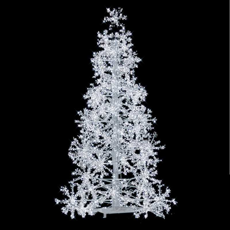 Blachere - SAPIN CRISTAL LED BLC PUR ANIM
