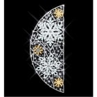 Blachere - Décor BOREAL POTEAU FLOCON BLANC CHAUD RECYPRINT LED