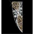 Blachere - Décor ALYZE POTEAU FLOCON BLANC CHAUD RECYPRINT LED