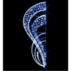 Blachere - Décor ZEPHYR POTEAU LIGNE BLEU RECYPRINT LED