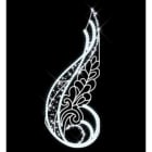 Blachere - Décor ASTERIE POTEAU LIGNE BLANC PUR RECYPRINT LED