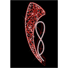 Blachere - Décor CLELIA POTEAU LIGNE ROUGE RECYPRINT LED