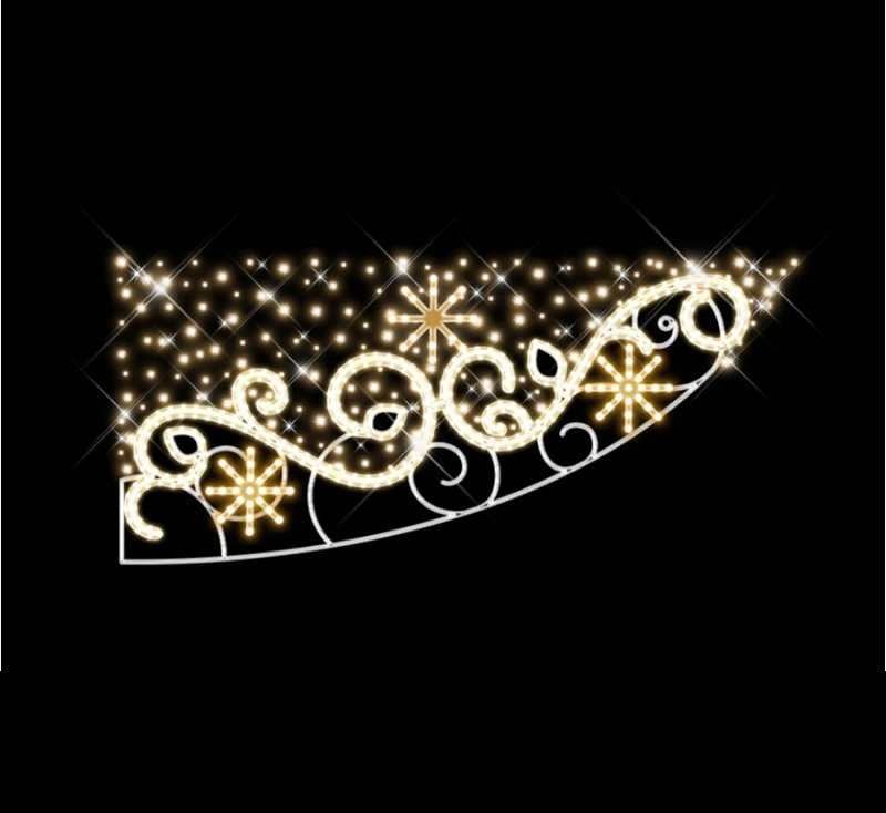 Blachere - Décor MILO POTEAU VEGETAL BLANC CHAUD RECYPRINT LED