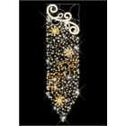Blachere - Décor MILO BANNER POTEAU VEGETAL BLANC CHAUD RECYPRINT LED