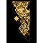 Blachere - Décor QUADRILLE POTEAU QUADRILLE BLANC CHAUD RECYPRINT LED