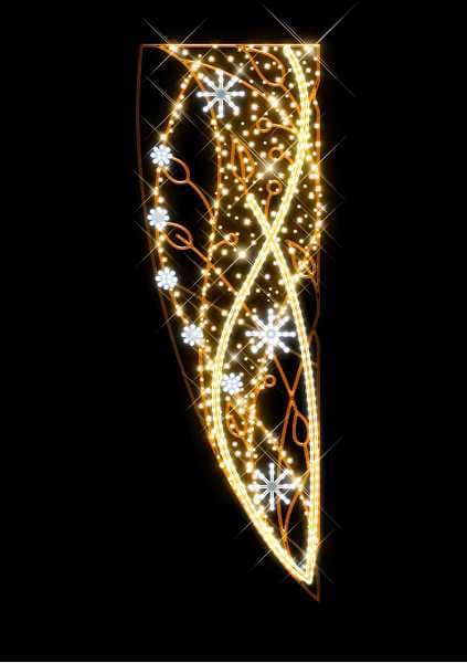 Blachere - Décor FLORA POTEAU VEGETAL BLANC CHAUD RECYPRINT LED