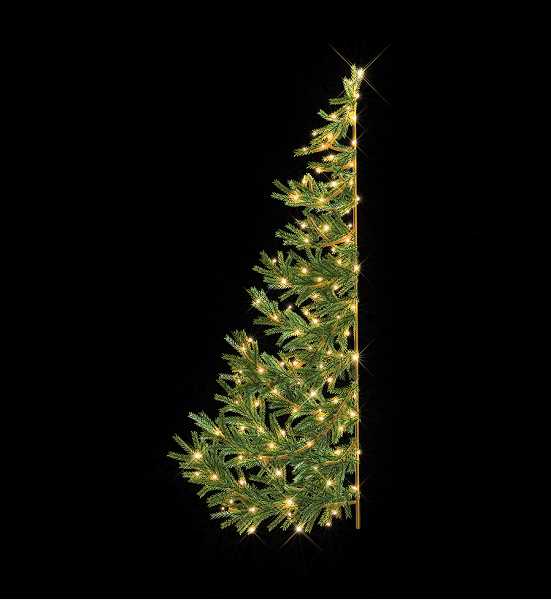 Blachere - Décor NORDIKA 2D - PM POTEAU NORDIKA BLANC CHAUD LED