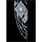 Blachere - Décor QUADRILLE GRAND POTEAU QUADRILLE BLANC PUR RECYPRINT LED