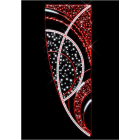 Blachere - Décor HALLEY POTEAU LIGNE ROUGE RECYPRINT LED