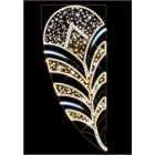 Blachere - Décor RITOURNELLE POTEAU ART NOUVEAU BLANC CHAUD RECYPRINT LED