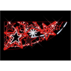 Blachere - Décor ASTRAL POTEAU ETOILE ROUGE RECYPRINT LED