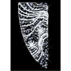 Blachere - Décor LINE DRAPEAU POTEAU LIGNE BLANC PUR RECYPRINT LED