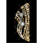 Blachere - Décor LINE GRAND POTEAU LIGNE BLANC CHAUD RECYPRINT LED