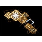 Blachere - Décor QUADRILLE ROLL POTEAU QUADRILLE BLANC CHAUD RECYPRINT LED