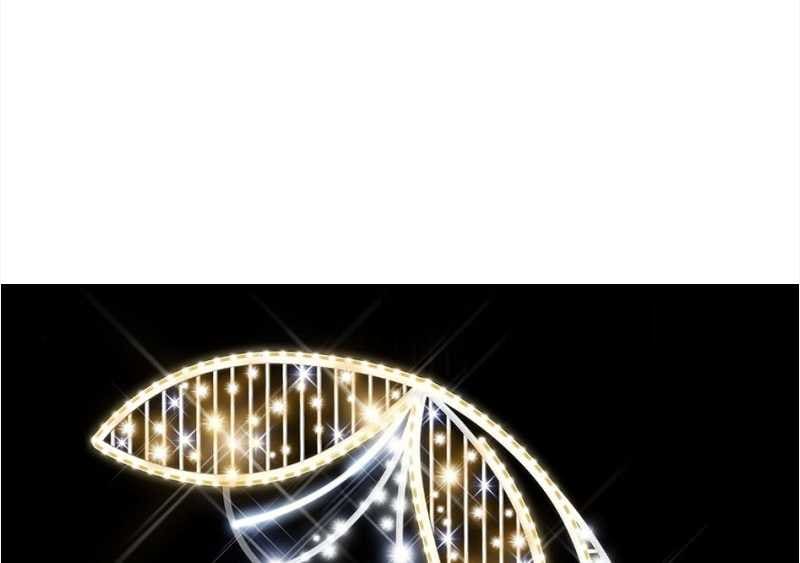 Blachere - Décor COIMBRA ROLL POTEAU VEGETAL BLANC CHAUD RECYPRINT LED