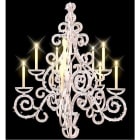 Blachere - Décor CADENCE LUSTRE BLANC PUR RECYPRINT LED 3D