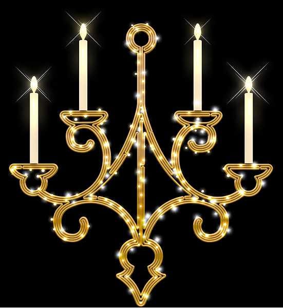 Blachere - Décor NOELIE LUSTRE BLANC CHAUD RECYPRINT LED