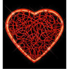 Blachere - Décor LOVE SUSPENSION 3D C?UR ROUGE BIOPRINT LED 3D