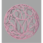 Blachere - Décor SPHERE6 SUSPENSION 3D SPHERE ROSE BIOPRINT