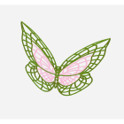 Blachere - Décor BUTTERFLY BICOLOR2 SUSPENSION 3D PAPILLON MULTI BIOPRINT